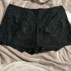 NWT skort black lace